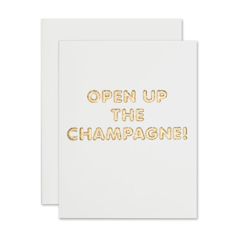 Open Up The Champagne Card