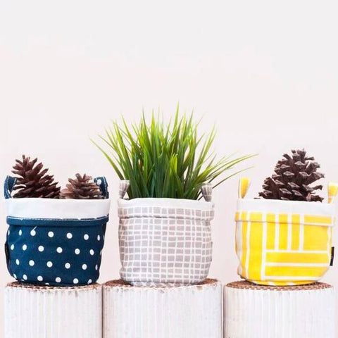 Woven Recycled Canvas Buckets