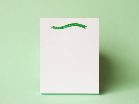 M.C. Pressure - Try Your Very Best Risograph Notepad