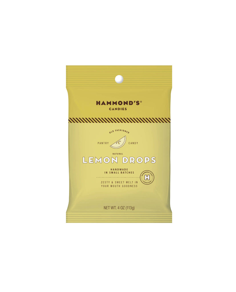 Hammond's Candies - Drops Lemon Grab-n-Go 4oz
