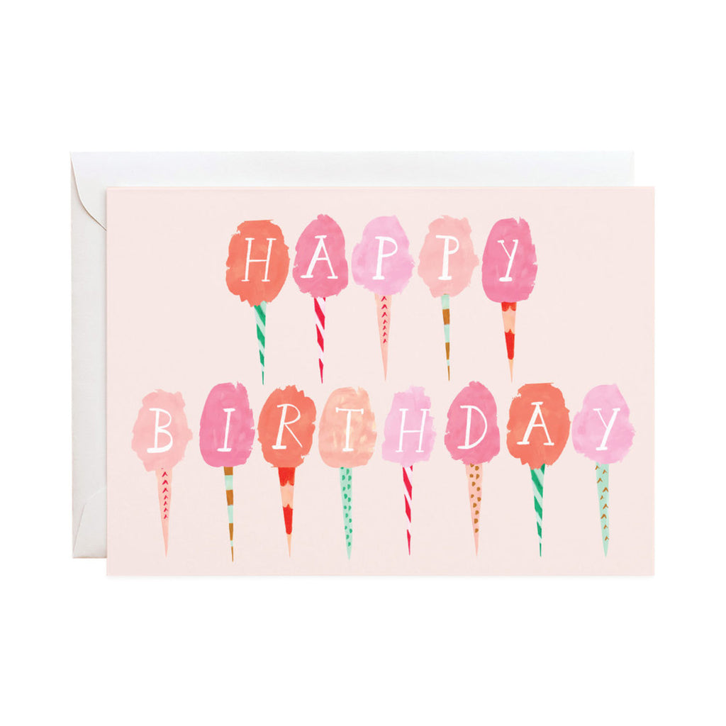 Happy Birthday Cotton Candy Card