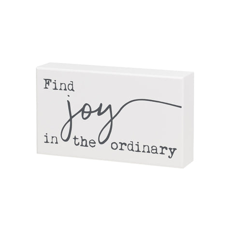 Find Joy Wooden Sign