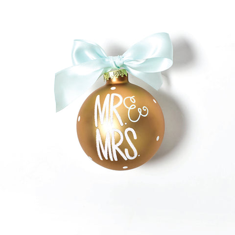 Mr. And Mrs. Glass Ornament